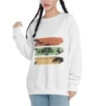 Unisex printed top with round neck sweater